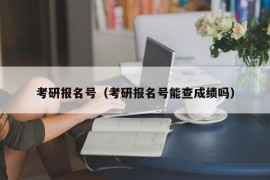 考研报名号（考研报名号能查成绩吗）