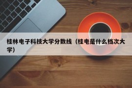 桂林电子科技大学分数线（桂电是什么档次大学）