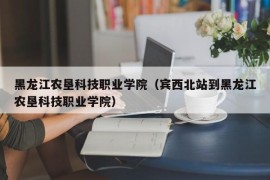 黑龙江农垦科技职业学院（宾西北站到黑龙江农垦科技职业学院）