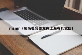 msmr（名尚美容美发在上海有几家店）