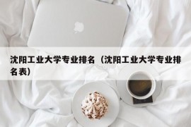 沈阳工业大学专业排名（沈阳工业大学专业排名表）