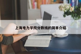 上海电力学院分数线的简单介绍