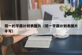 初一的学霸计划表图片（初一学霸计划表图片手写）