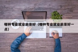 哪种专业就业前景好（哪种专业就业前景好一点）