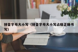 拼音字母大小写（拼音字母大小写占格正确书写）