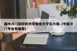 国内冷门却好的大学哪些大学实力强（中国冷门专业有哪些）