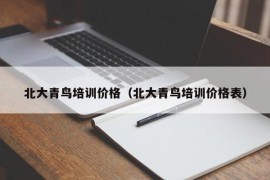 北大青鸟培训价格（北大青鸟培训价格表）