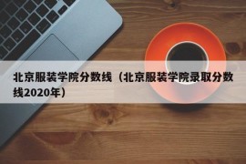 北京服装学院分数线（北京服装学院录取分数线2020年）