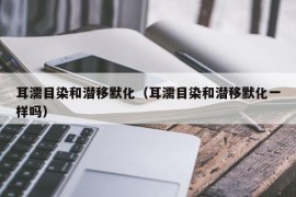 耳濡目染和潜移默化（耳濡目染和潜移默化一样吗）