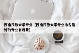 西南民族大学专业（西南民族大学专业排名最好的专业有哪些）