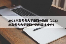 2023年高考各大学录取分数线（2023年高考各大学录取分数线是多少分）