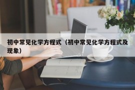 初中常见化学方程式（初中常见化学方程式及现象）