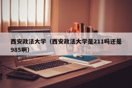 西安政法大学（西安政法大学是211吗还是985啊）