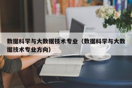 数据科学与大数据技术专业（数据科学与大数据技术专业方向）