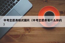 中考志愿表格式图片（中考志愿表是什么样的）