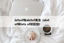 lotsof和alotof用法（alotof和lots of的区别）