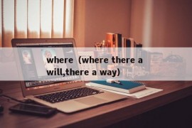 where（where there a will,there a way）