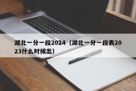 湖北一分一段2024（湖北一分一段表2023什么时候出）