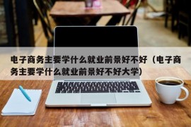 电子商务主要学什么就业前景好不好（电子商务主要学什么就业前景好不好大学）