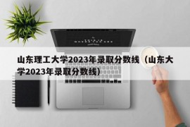 山东理工大学2023年录取分数线（山东大学2023年录取分数线）