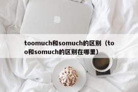 toomuch和somuch的区别（too和somuch的区别在哪里）