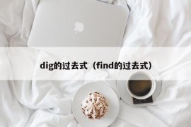 dig的过去式（find的过去式）